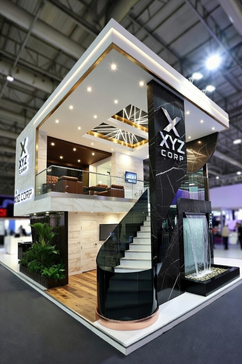 Fully custom booth build